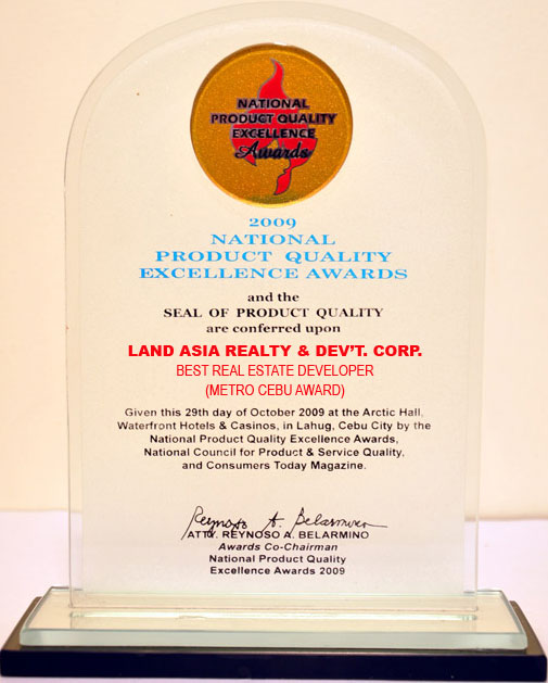 Best Real Estate Developer (Metro Cebu Award) Land Asia Realty