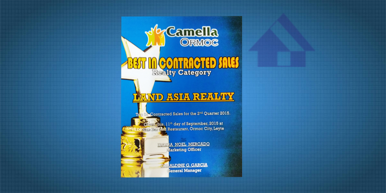 Best in Contracted Sales (Realty Category).