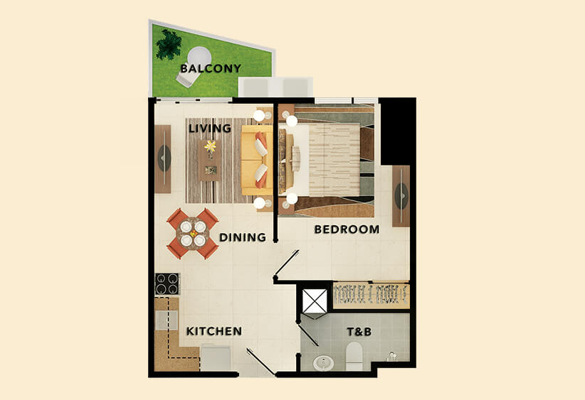TAFT East Gate Condominium for sale in Cebu city land asia 1bedroom